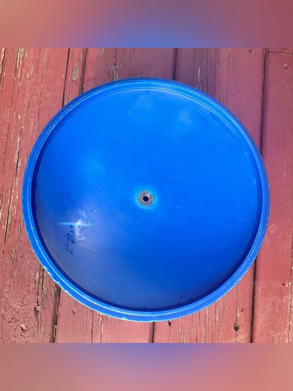 Vintage Patriotic Ice Bucket Blue w Red White 1776 4th of July 250th BBQ Cookout